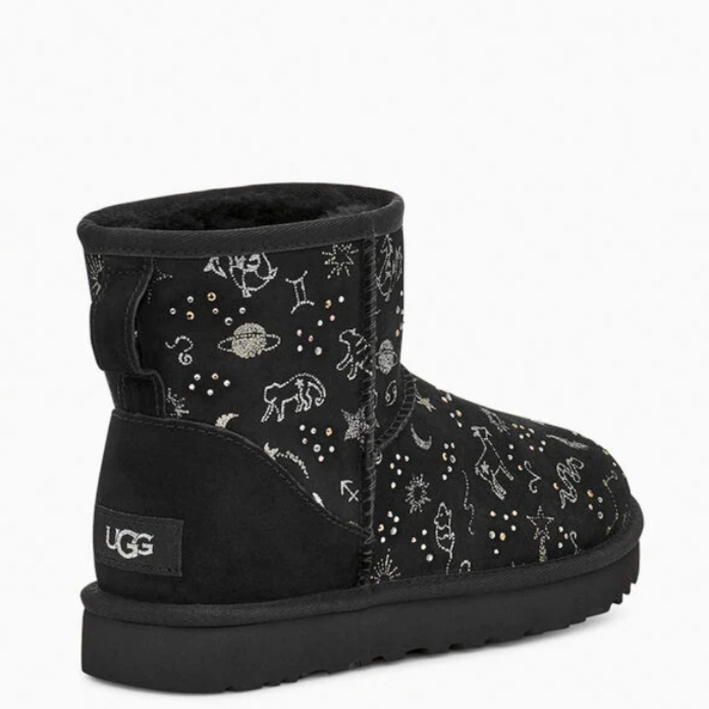 SALE! UGG Black Classic Zodiac Mini